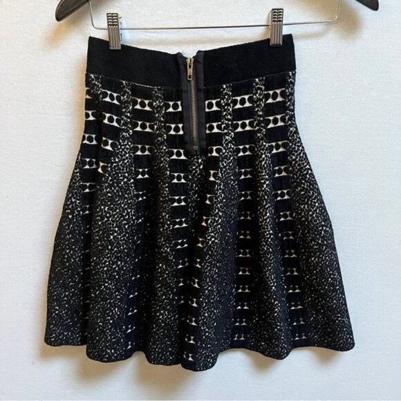 Moth Anthropologie Jacquard Knit Skater Skirt Sz XS - Picture 3 of 8